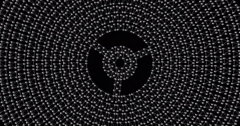 Visual Molecule EDM Techno Club Vj Abstract New Stock Footage 61499184