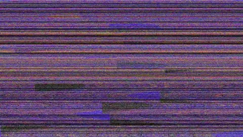 Visual Noise Glitch 4K Loop — Bad TV Overlay VJ Asset Stock Footage 329678890