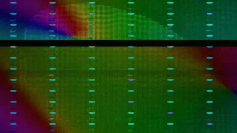 Visual Noise Glitch 4K Loop — Bad TV Overlay VJ Asset Stock Footage 329680304