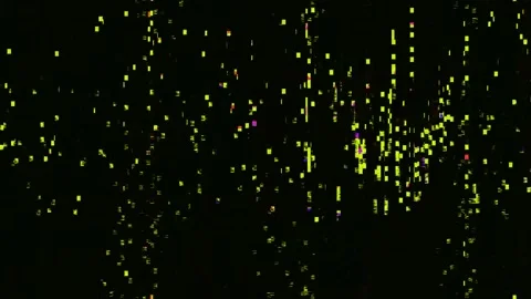 Visual Noise Glitch 4K Loop — Bad TV Overlay VJ Asset Stock Footage 329812508