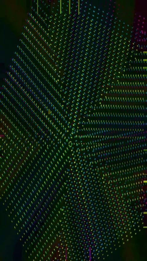 Visual Noise Glitch 4K Vertical Loop — Bad TV Overlay Asset Stock Footage 329678108