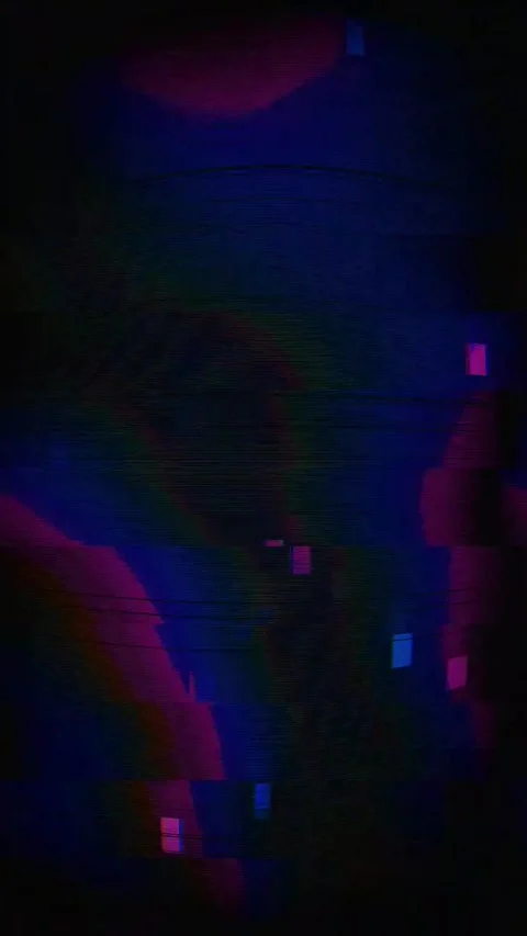 Visual Noise Glitch 4K Vertical Loop — Bad TV Overlay Asset Stock Footage 329678308