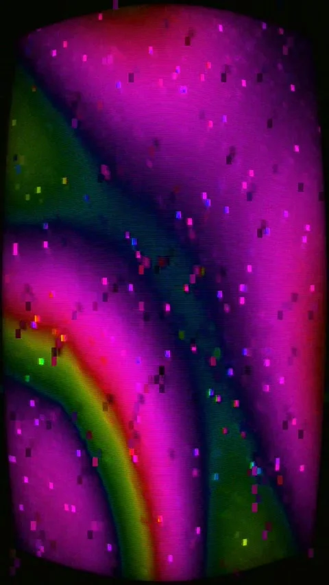 Visual Noise Glitch 4K Vertical Loop — Bad TV Overlay Asset Stock Footage 329679679