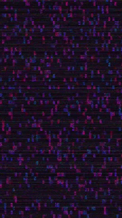 Visual Noise Glitch 4K Vertical Loop — Bad TV Overlay Asset Stock Footage 329791252
