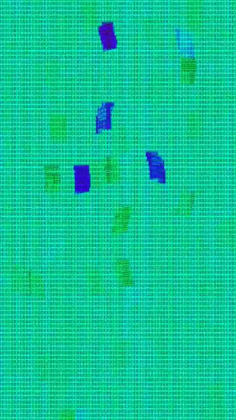 Visual Noise Glitch 4K Vertical Loop — Bad TV Overlay Asset Stock Footage 329804229