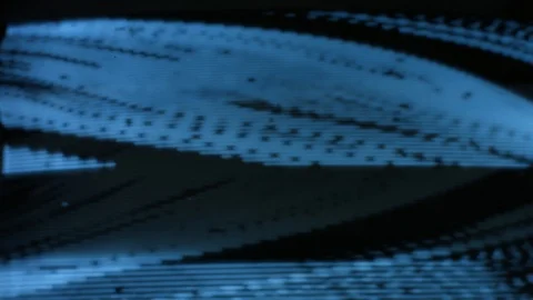 Visual Noise Interlaced Lines Stock-Footage 97093613