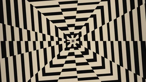 Visual pattern of black and white geometric shapes Stock Footage 339457065
