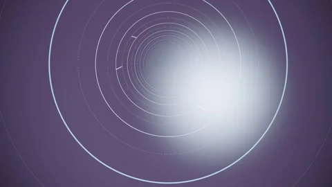 Visual pattern with concentric circles creating a light effect Stock Footage 337378032