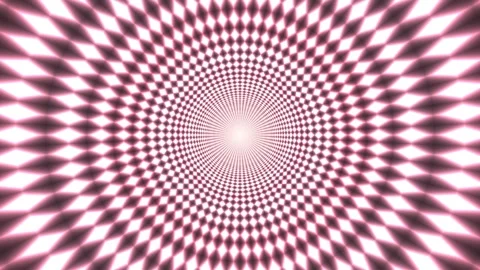 Visual pattern with diamond shapes in a spiral formation Stock Footage 339335163