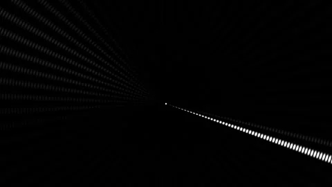 Visual pattern of dots creating a tunnel effect with light Stock Footage 339340654