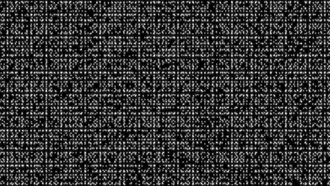 Visual pattern of random text in black and white for Stock Footage 339374298