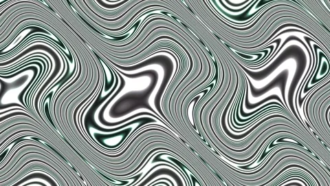 Visual patterns create waves of motion in a digital design Stock Footage 337951713