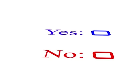 Visual Poll With Checkbox Options Displayed Clearly Stock Footage 331756297