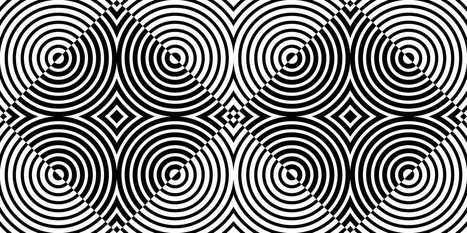 Visual of the Rectangle Shape on the Half Circle Shape Composition Stock Illustration