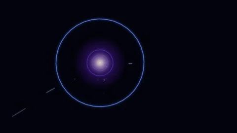 Visual representation of an abstract cosmic spiral in dark space Stock Footage 337072446