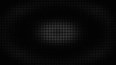 Visual representation of black dots fading into light in a pattern Stock Footage 337065875