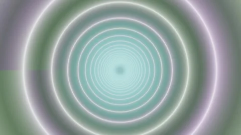 Visual representation of circular motion in soft colors and light Video stock 337413136