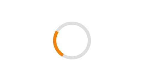 Visual Representation of Circular Progress Indicator Stock Footage 332881914