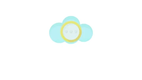 A visual representation of cloud computing, showcasing interconnected cloud.. Stock Footage 332199342