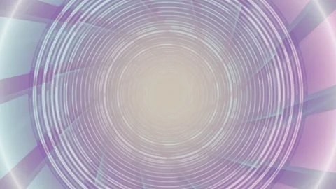 Visual representation of concentric circles in motion Stock Footage 337388141