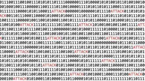 Visual Representation Of Cyber Attacks And Digital Threats Stock Illustration