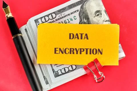 A visual representation of data encryption emphasizing its importance in pr.. Stock Photos