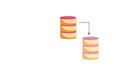 Visual representation of a data structure, highlighting relationships betwe.. Stock Footage 332341131