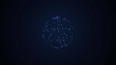 Visual representation of digital network connections and data flow Stock Footage 336995480