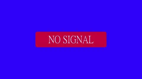 Visual Representation Indicating No Signal Available Currently Stock Footage 331756263
