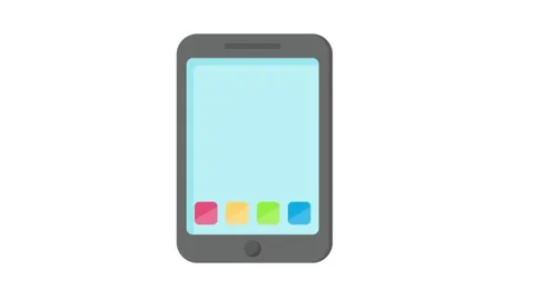 Visual representation of mobile app development services, highlighting desi.. Stock Footage 332535264