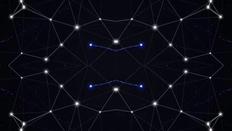 Visual representation of network and data 스톡 동영상 330447483