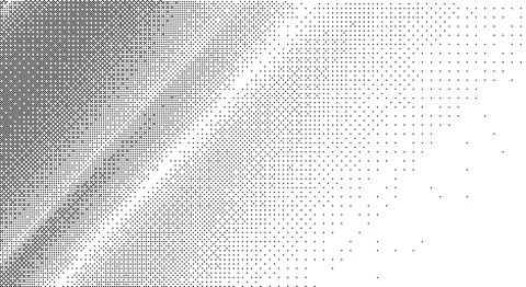 A visual representation of the progression of a pattern from dense to sparse 스톡 일러스트