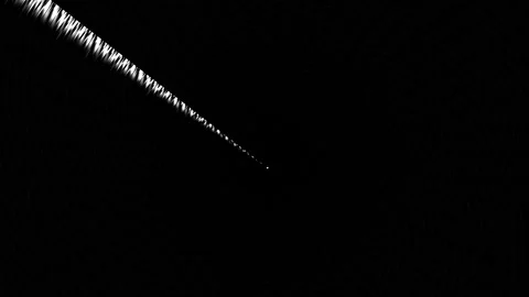 Visual representation of sound waves in dark background Stock Footage 339475757