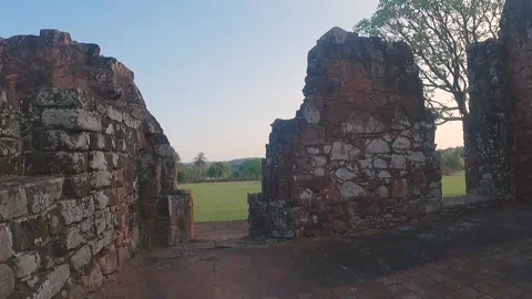 Visual sequence that runs through walls Stock Footage 314746818