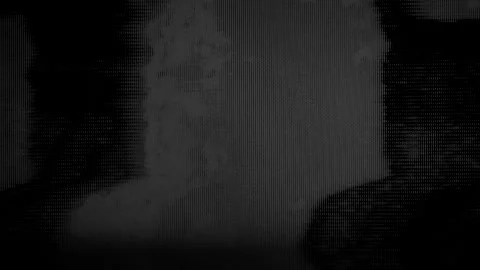 Visual texture of VHS film distortion with analog static and glitch Stock Footage 311563889