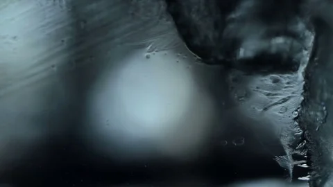 Visual transition of water from solid to liquid Stock Footage 72805286