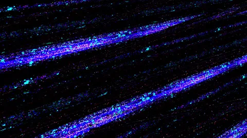 Visual video effects stripes background, tv screen noise glitch effect. Stock Footage 159489030