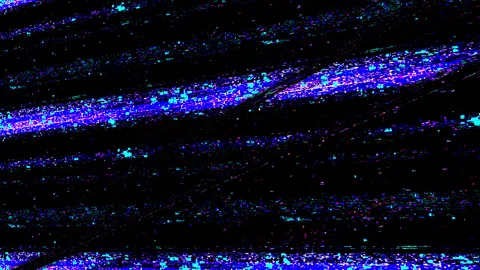 Visual video effects stripes background, tv screen noise glitch effect. Stock Footage 159492332