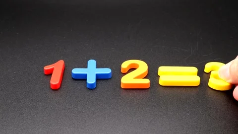 Visual video illustrating numerical calculations Stock Footage 336345081