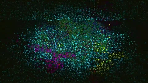 Visual Warp Background Loop Wide Stock Footage 331097282