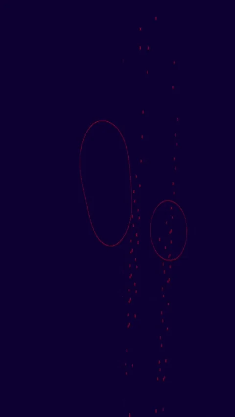 Visual Warp Effect Loop Portrait Stock Footage 331079845