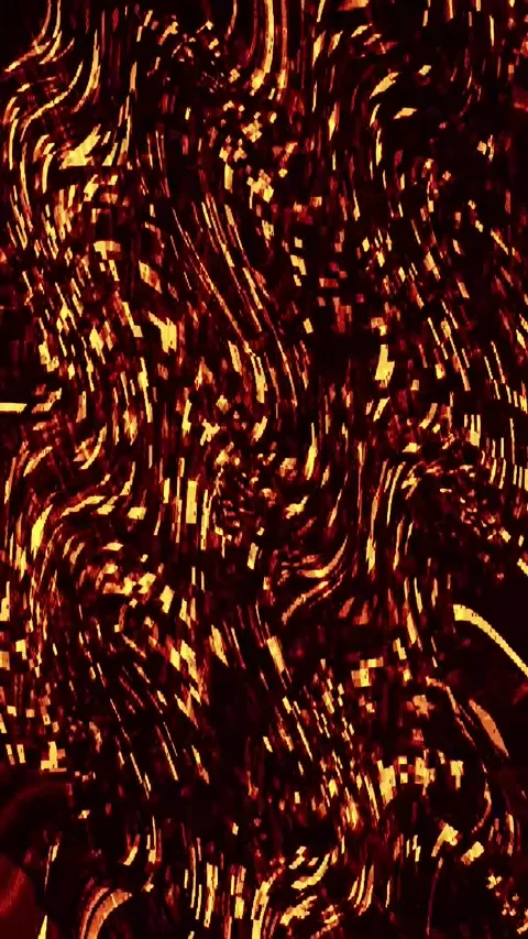 Visual Warp Effect Loop Portrait Stock Footage 331081881