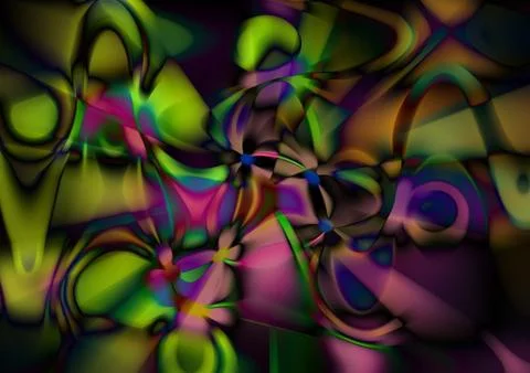 Visual wave and lighting effects Stock Illustration