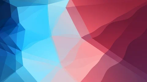 Visual work of art a light and shadow mapping like creation with polygons and Stock Footage 128351482