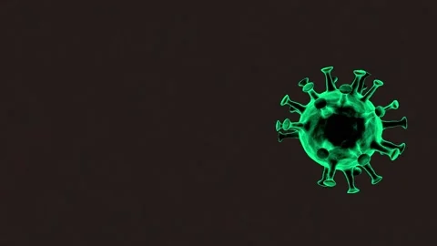 Visualisation of corona virus coronavirus COVID-2019 in microscope Video stock 169854894