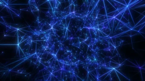 Visualisation of information flows around the planet. Seamless loop. Stock Footage 241108220