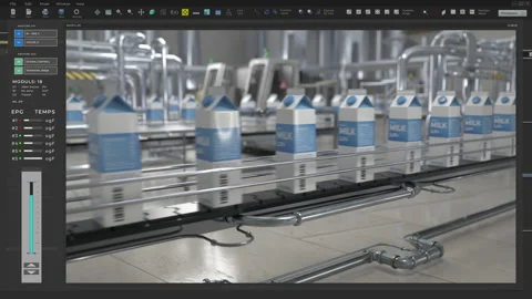 Visualisation of the manufacturing proce... | Stock Video | Pond5