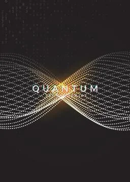 Visualization background. Technology for big data, artificial in Illustrazione stock