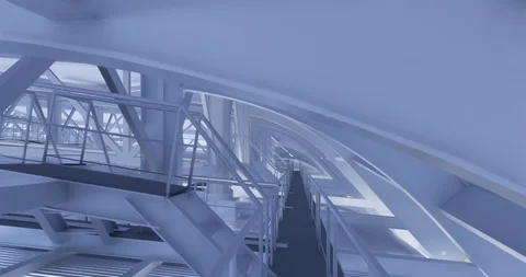 Visualization of bim models of metal supporting structures 库存影片 116785627