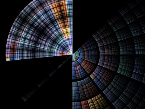 Visualization of Burst Rotation Stock Illustration